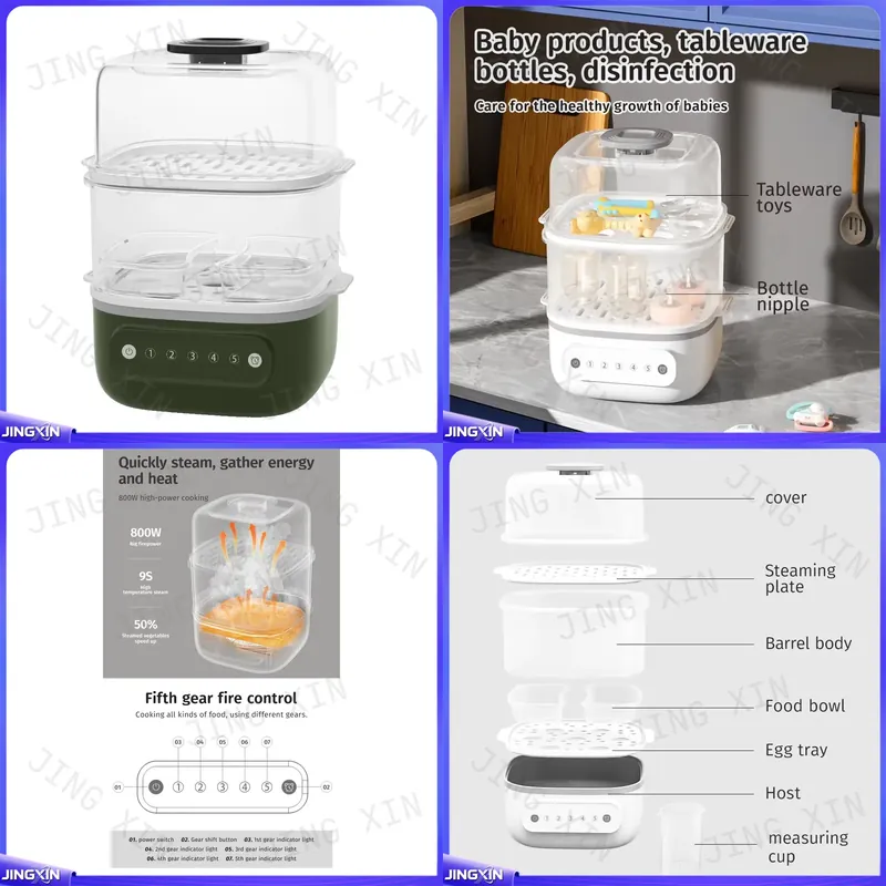 Baby Food Healthy - Personalizzato per Vaporiera Elettrica a 2