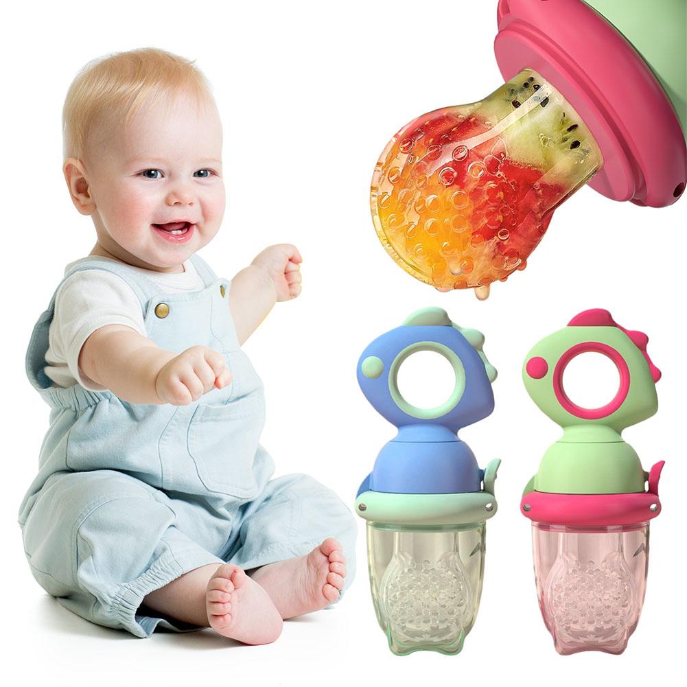 Baby Food Healthy - Ciuccio in silicone morbido per neonati,