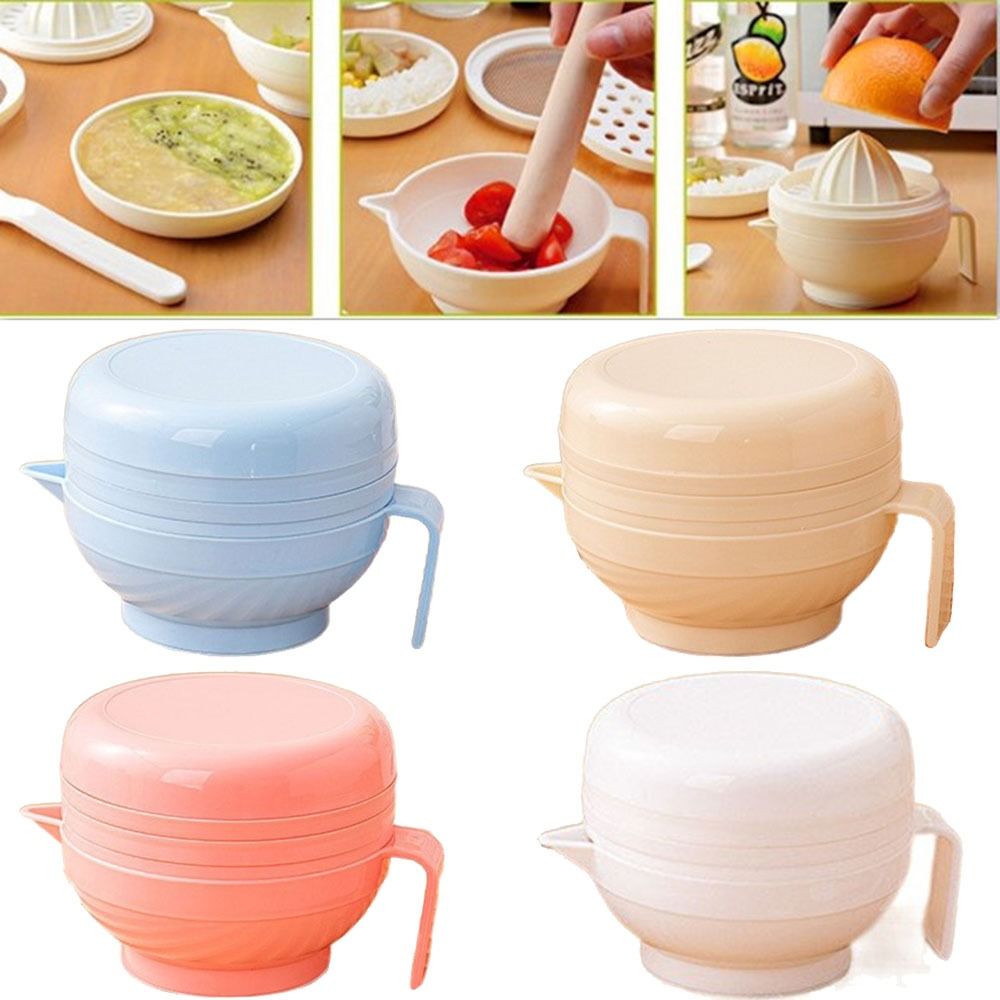 Baby Food Grinder - 7 pezzi set di ciotole per