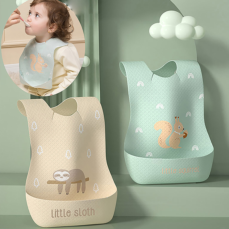 Feeding Baby Food - Bavaglino regolabile impermeabile per l'alimentazione degli