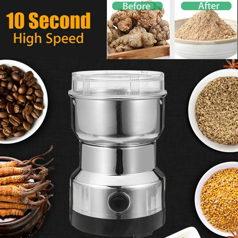 Baby Food Grinder - Macinacaffè Elettrico 110V-220V per Casa e