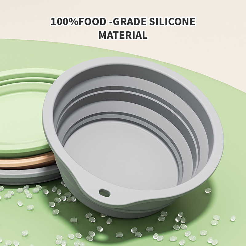 Baby Food Cat - Ciotola Pieghevole in Silicone per Cani,