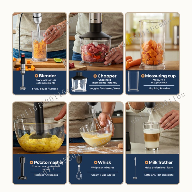 Set Frullatore a Immersione 6- - Baby Food Healthy recensione e prezzo