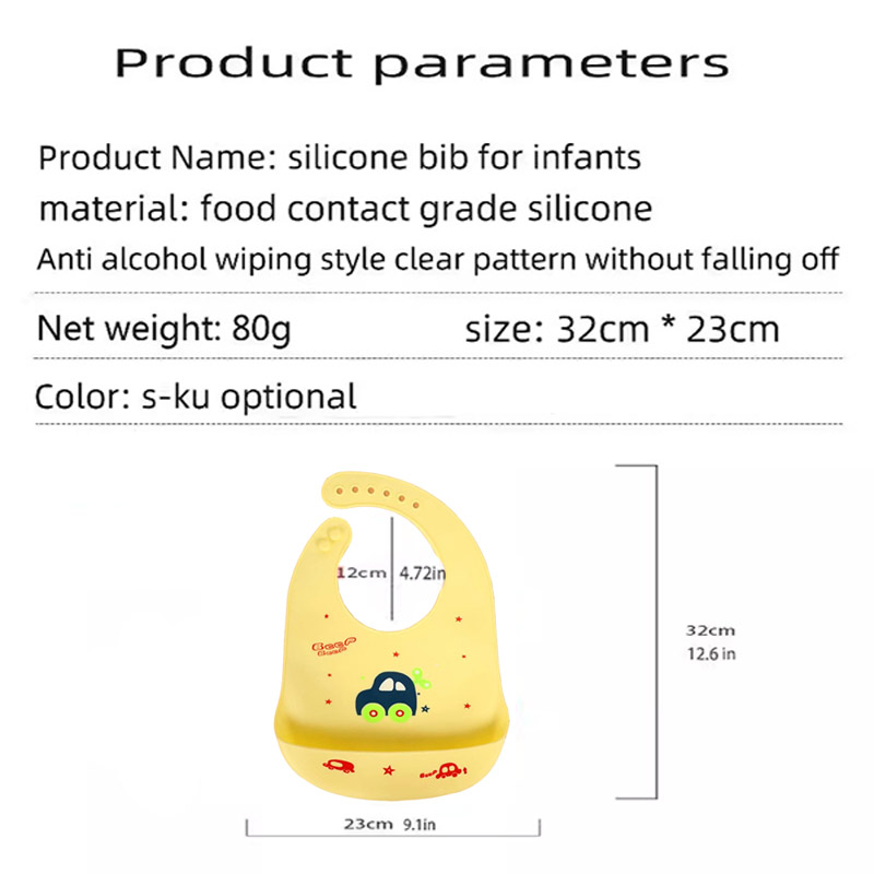 Bavaglino in silicone per l'al - Feeding Baby Food recensione e prezzo