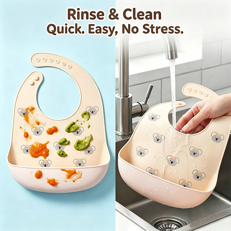 Bavaglino in silicone per l'al - Feeding Baby Food recensione e prezzo
