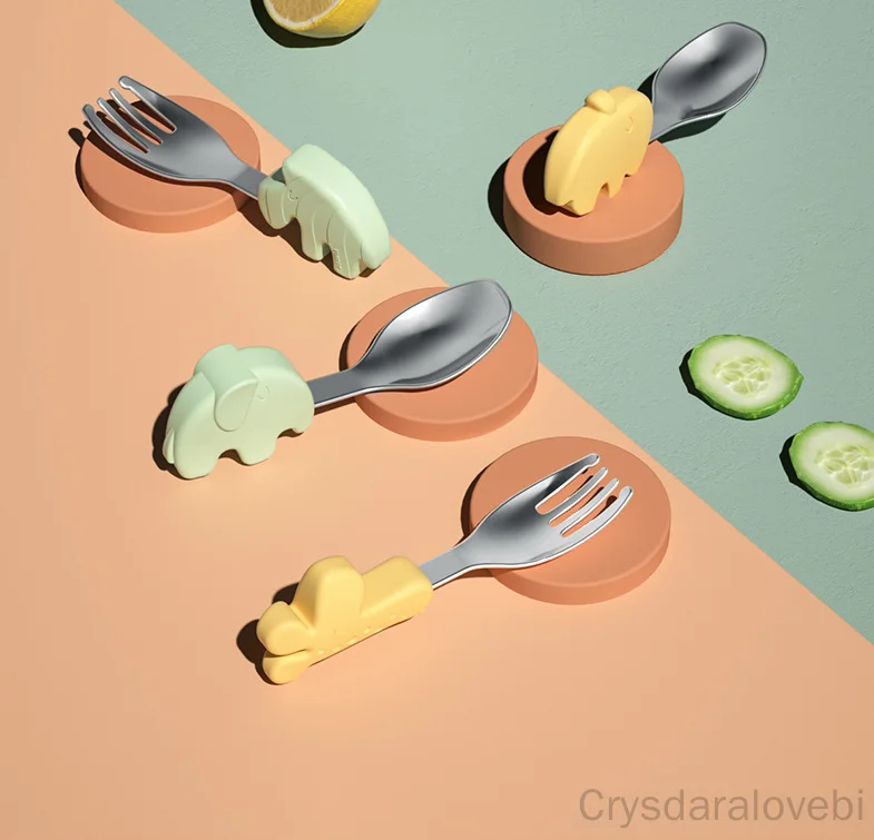 1 setElefante Set forchetta cu - Baby Food In Japan recensione e prezzo
