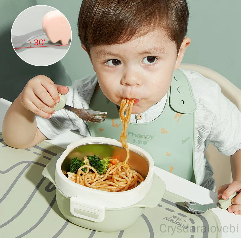 1 setElefante Set forchetta cu - Baby Food In Japan recensione e prezzo