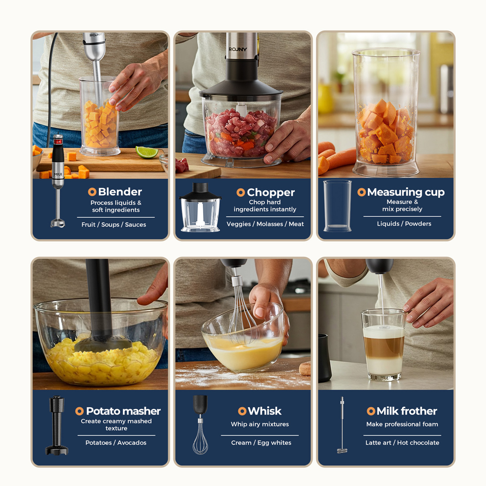 Set Frullatore a Immersione 6  - Baby Food Healthy recensione e prezzo