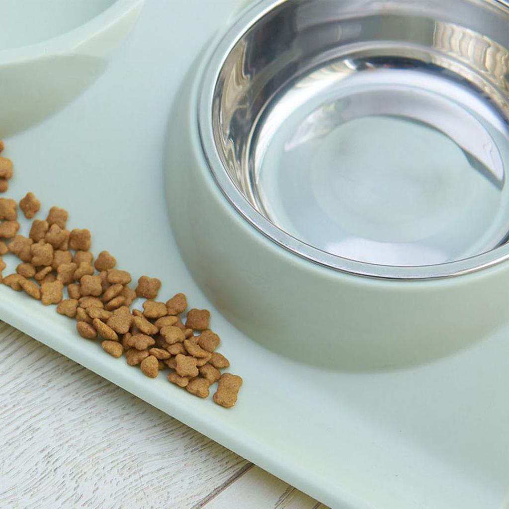 Doppia ciotola Design in accia - Baby Food Cat recensione e prezzo